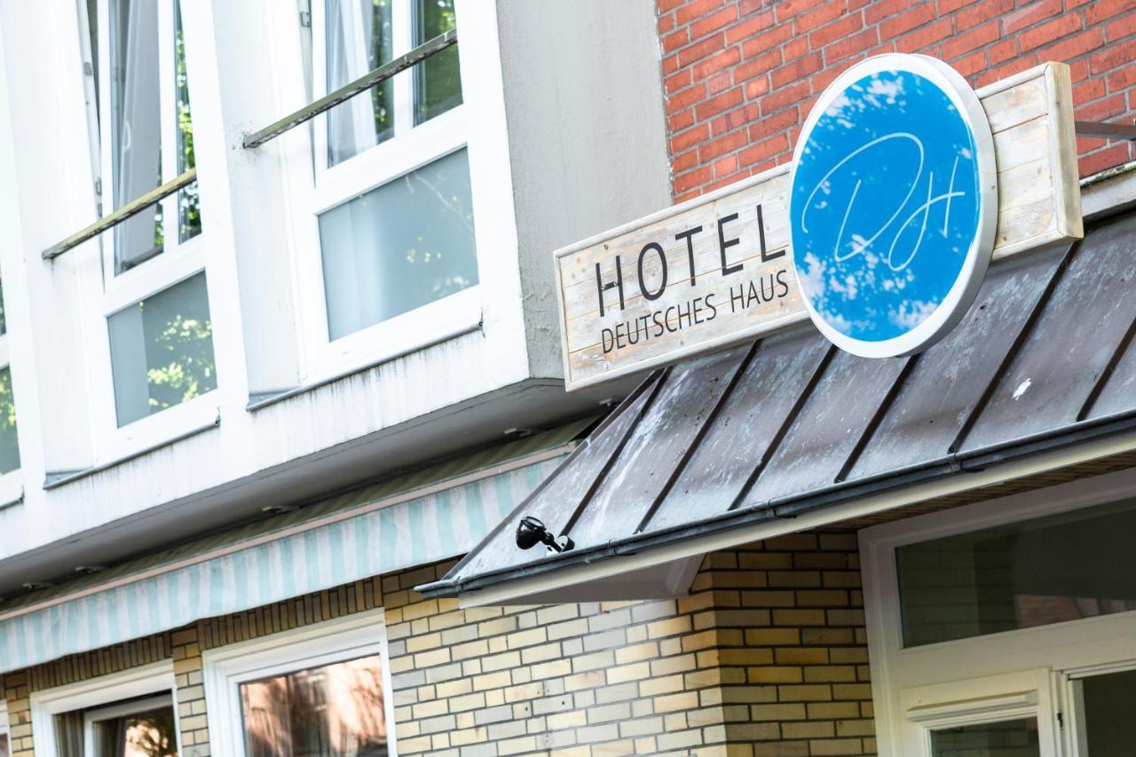 Hotel Dh -Deutsches Haus- Emden Exteriör bild